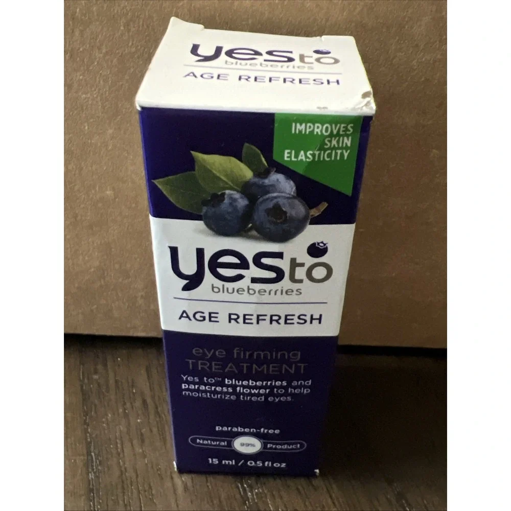Yes To Blueberries Age‎ Refresh Eye Firming Treatment – 15ml / 0.5 fl oz NEW